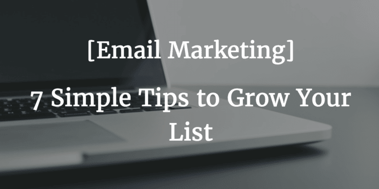 grow email marketing list